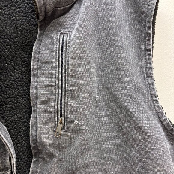 Vintage Carhartt Sherpa Lined Vest - Picture 2 of 8